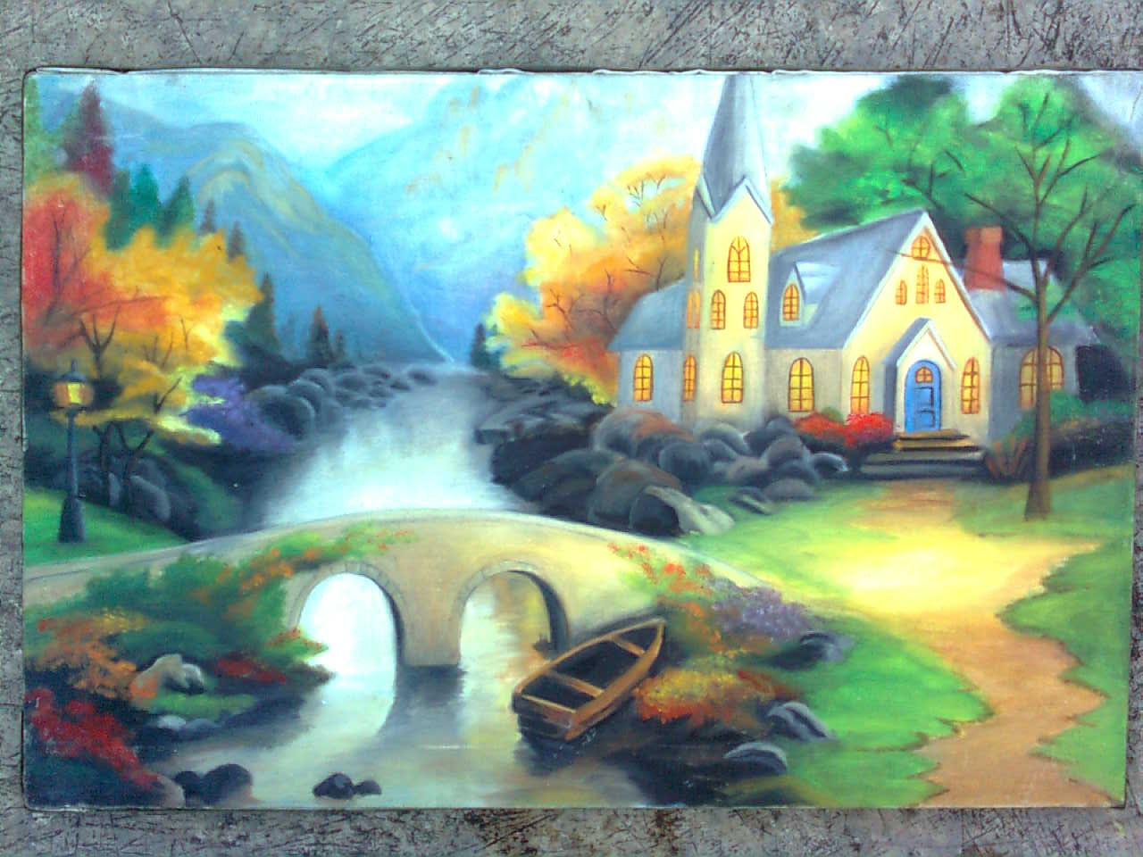  gambar pedesaan yang mudah Pemandanganoce