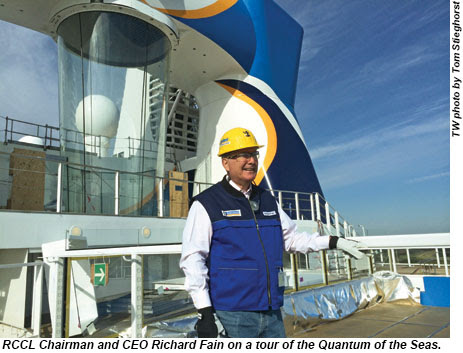 RCCL Chairman and CEO Richard Fain