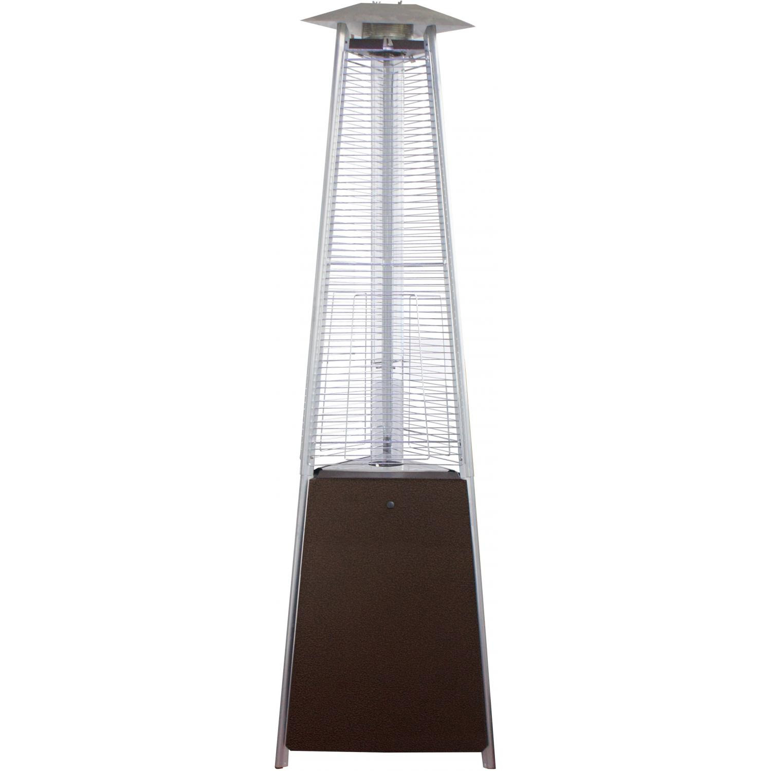 AZ Patio Heaters 94-Inch 38000 BTU Commercial Propane Gas Patio Heater - Hammered Bronze