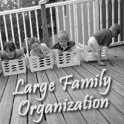 Large Family Organization @RaisingArrows.net