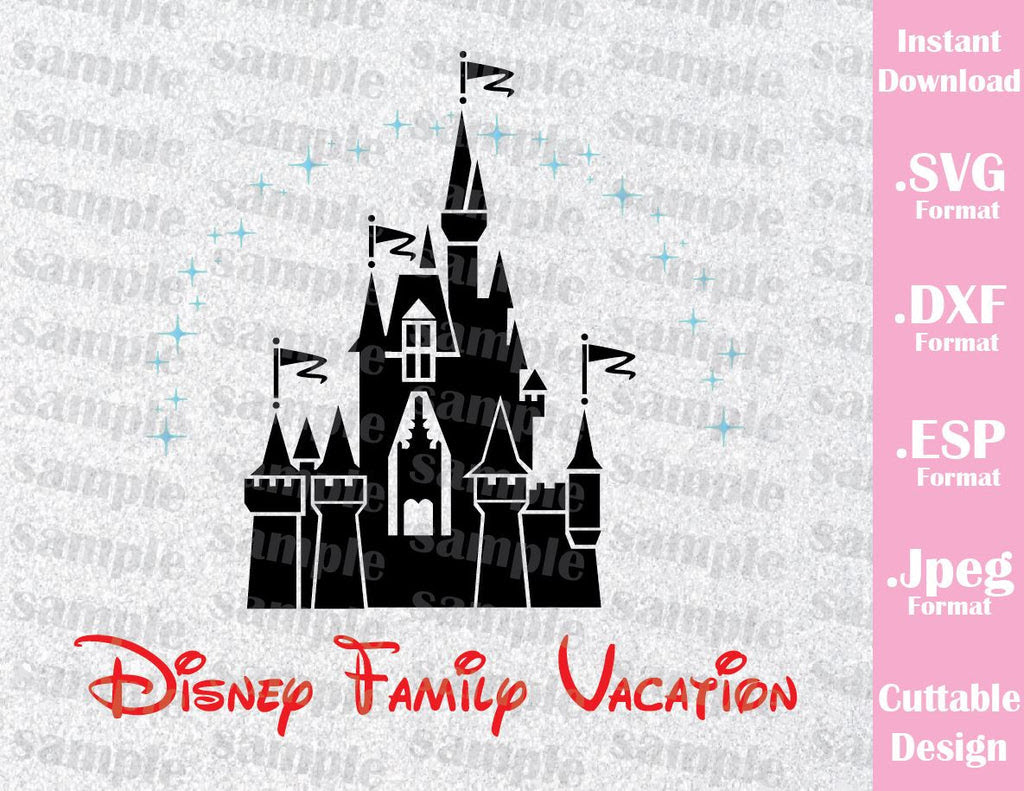 Download Castle Inspired Parks Family Vacation Cutting File in SVG, ESP, DXF an - Ideas with love