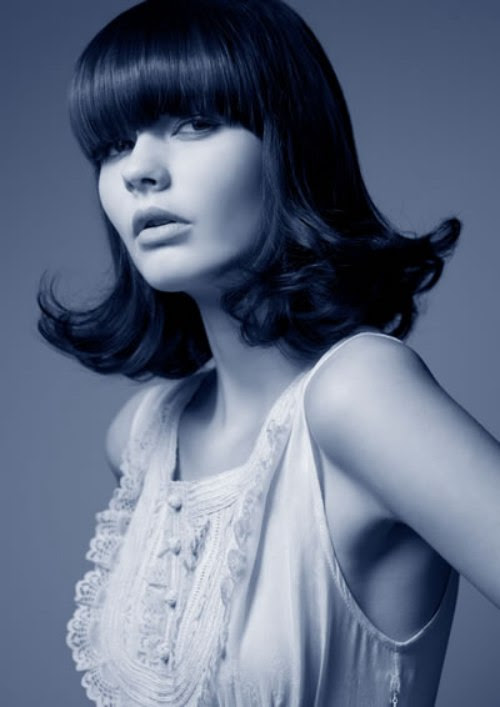 60s flip hairstyle  Marlo Thomas look