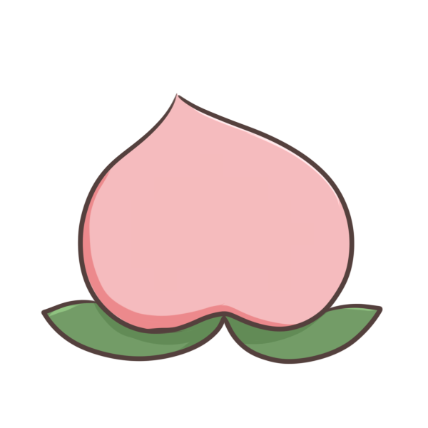 もものイラスト かわいいフリー素材が無料のイラストレイン