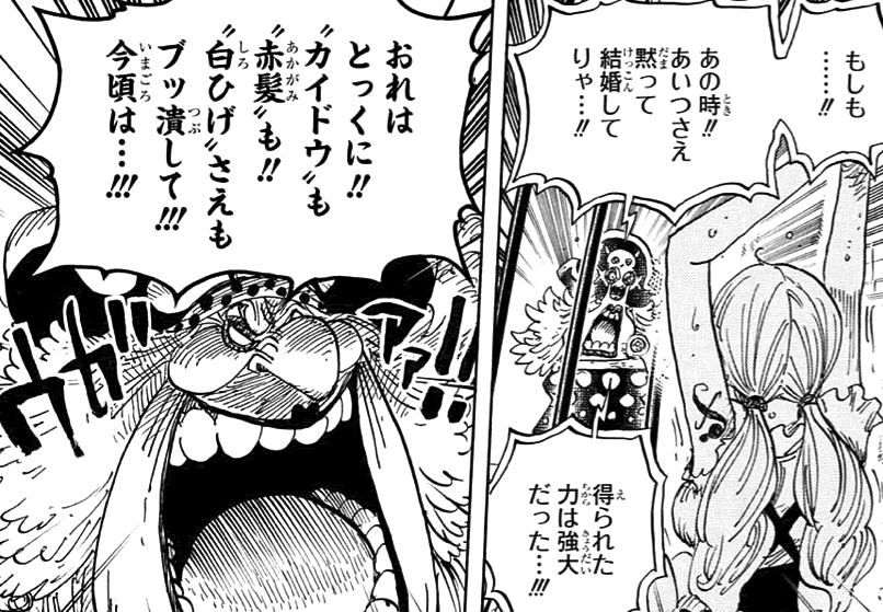 Onepiece 847 ルフィとビッグ マム 我思う故に 新館我思う故に 新館