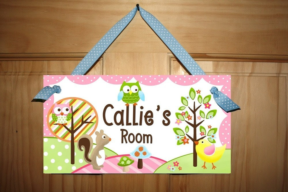 circo love and nature. Nature Love Owl Girls Bedroom Nursery Door Sign Wall Art Matches Circo 