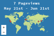 Locations of visitors to this page