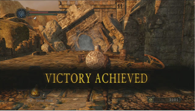 Vitória!  - O perseguidor - Como derrotar um chefe - Dark Souls II - Guia do Jogo e Passo a passo