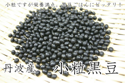 丹波産 小粒黒豆 黒豆ごはんに最適 ごはんと一緒に炊くだけで栄養満点の黒豆ごはんに