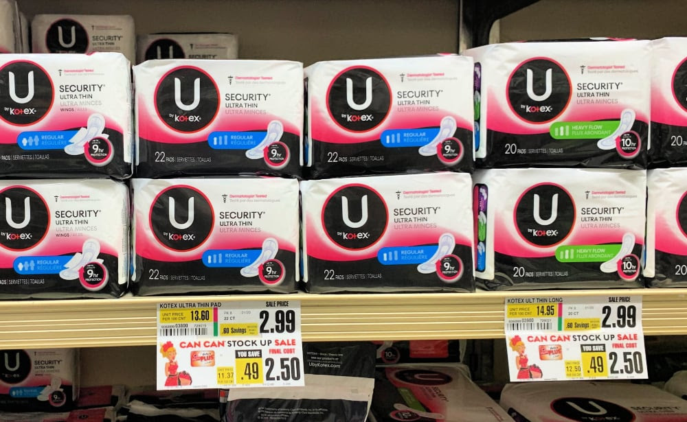 Better Than Free U By Kotex Security Pads Tampons At Shoprite Rebate Living Rich With Coupons