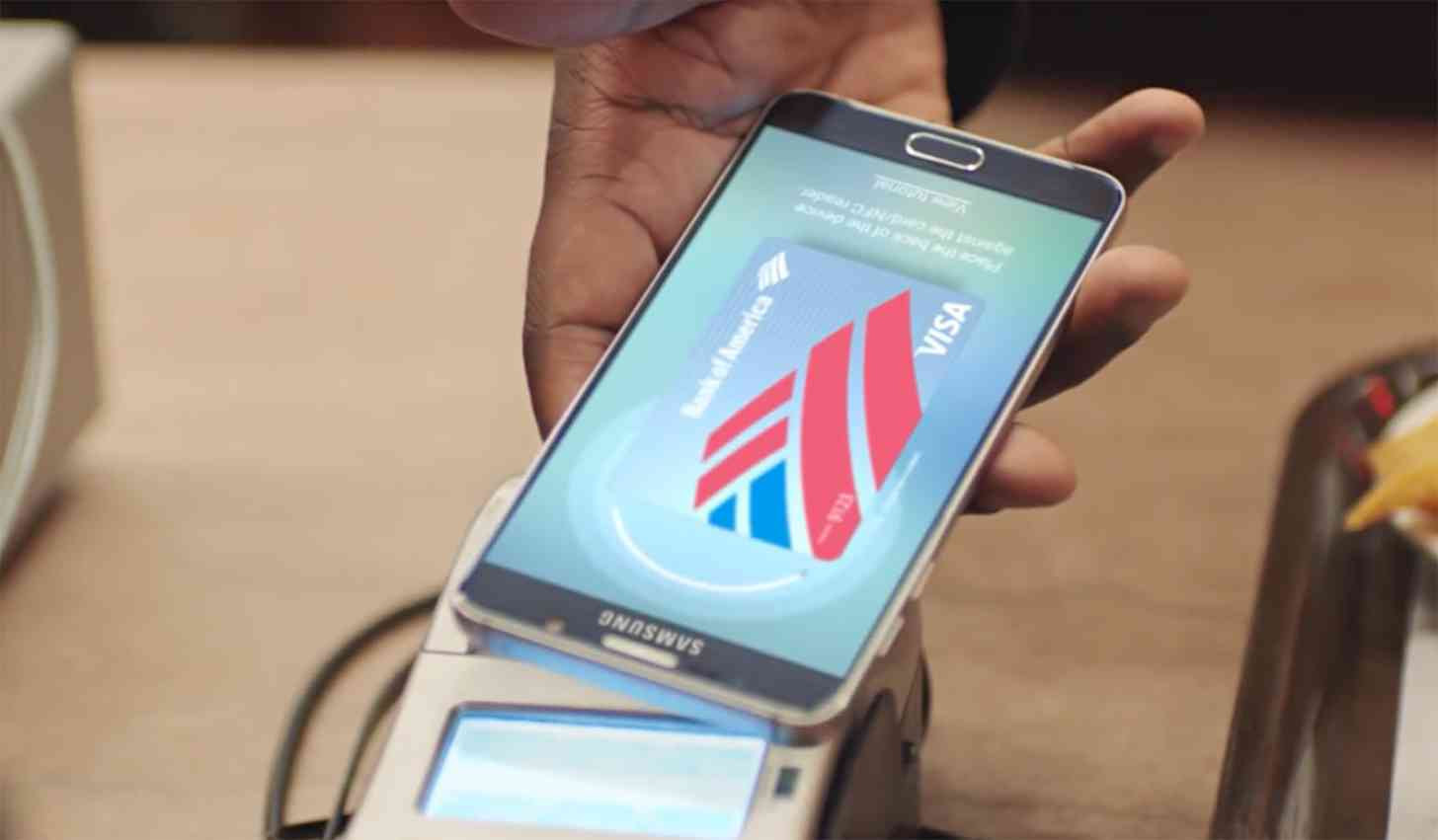Samsung Pay in use
