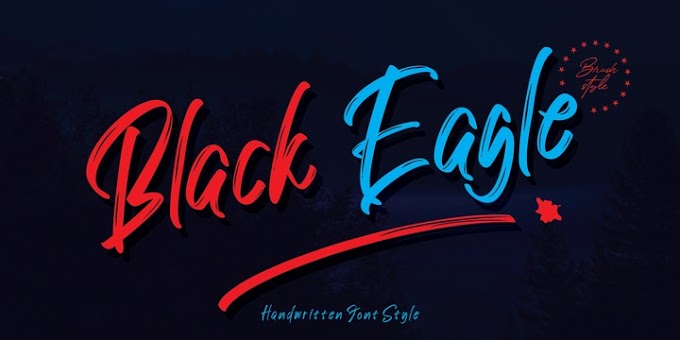 Download Black Eagle Fonts Family From Creativework69 studio