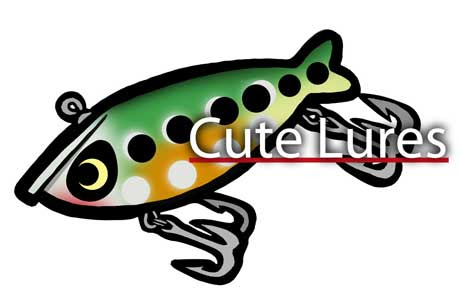 ニシネルアーワークス Fatbull イラストほか Cute Lures