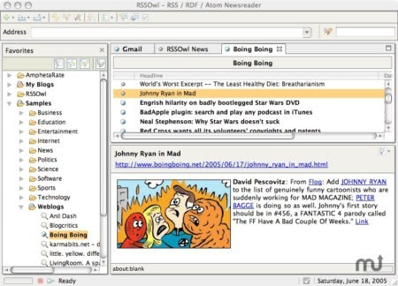 RSSOwl 2.1.2 - Mac OSX
