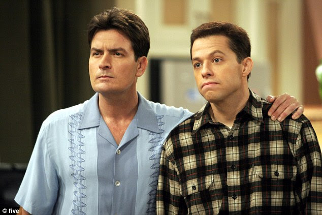 Hit duo: Charlie Sheen and Jon Cryer enjoyed phenomenal success as brothers on the sitcom Two And A Half Men from 2003 until Sheen walked out in January 2011