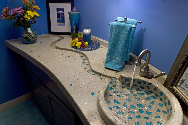 Bathroom Countertops : Find Concrete, Stone and Granite Vanity 