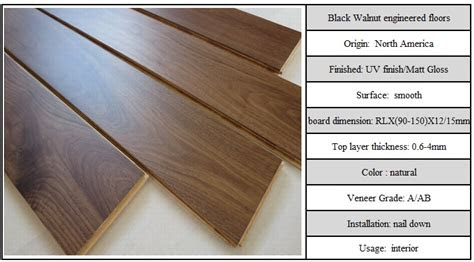 Brazilian walnut hardwood is easy to clean and maintain. Multi-layered American walnut engineered hardwood flooring
