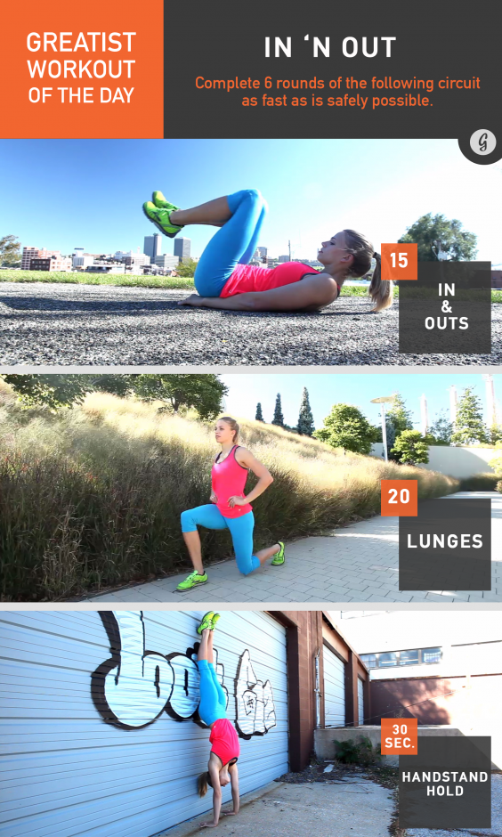 Greatist Workout of the Day: In 'n Out