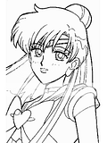 Coloring Page for Sailor Moon fans for magical dreams.