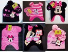 MINNIE MOUSE DISNEY Toddlers Winter Knit Trapper or Beanies Hat&Mittens Set $20