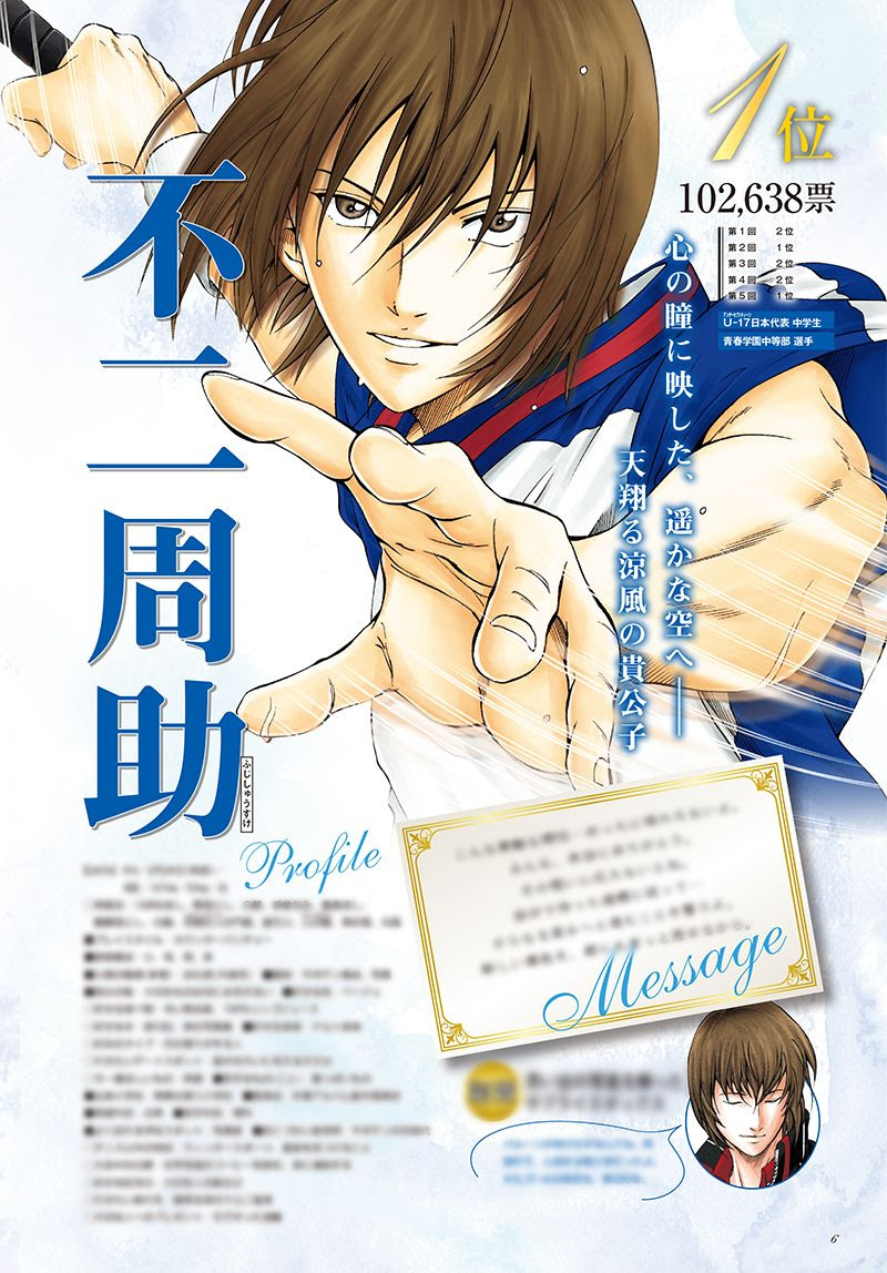 テニプリ 周年記念キャラクター人気投票結果 新キャラソンのジャケット公開 人気アプリとのコラボも決定 にじめん