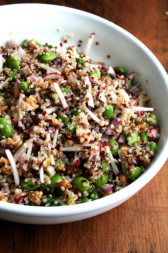 How to Cook Quinoa Properly • Quinoa with Walnuts, Radishes & Spring Onions