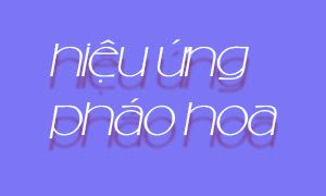 Tạo hiệu ứng pháo hoa cho Blog/Website