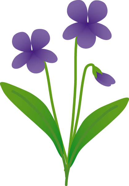 春 すみれ イラスト スミレの花 無料イラスト フリー素材