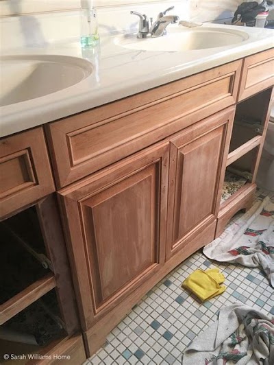 How To Refinish Your Bathroom Vanity