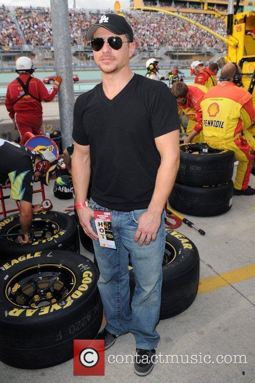 Drew Lachey Jimmie Johnson wins the NASCAR Sprint Cup Series Championship after finishing in