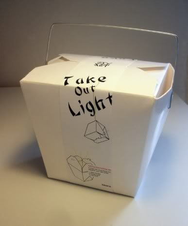 package and a lamp shade