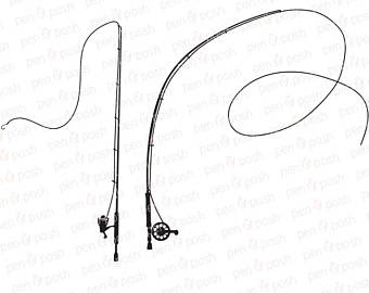 Free Free 256 Fishing Rod And Reel Svg SVG PNG EPS DXF File
