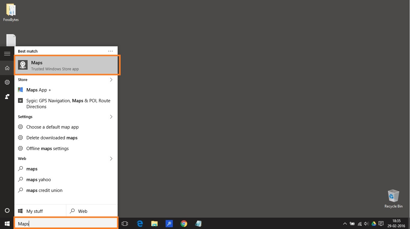 Download Offline Map In Windows 10