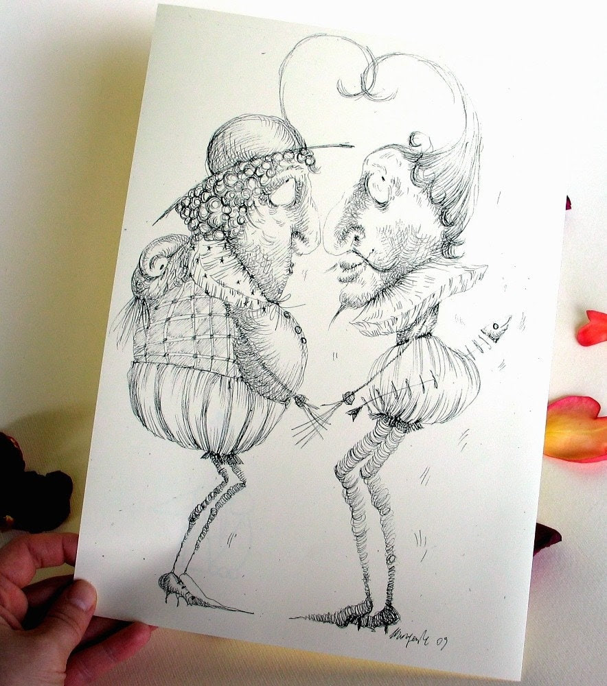 Innamorati Lovers-Limited Edition of Print