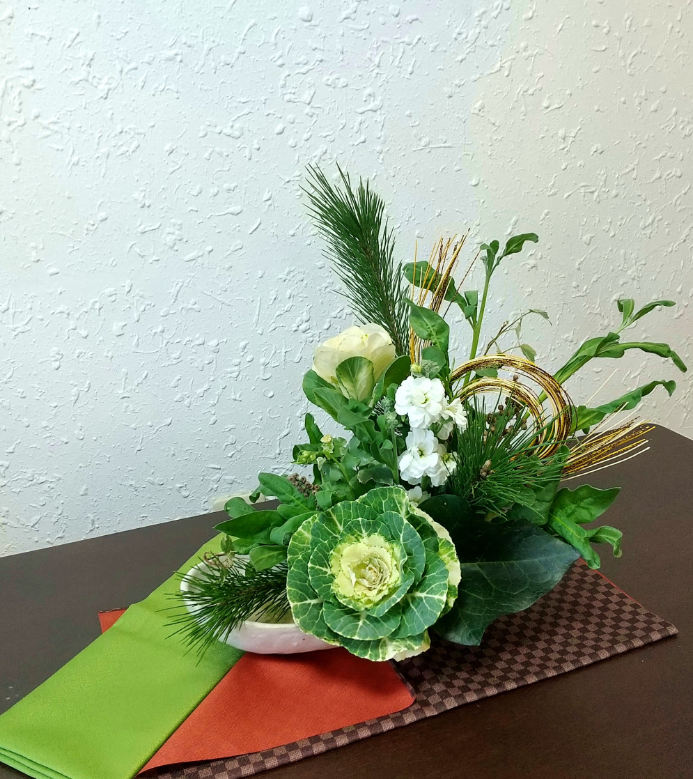 動画 お正月の葉牡丹を可愛くチェンジ 切り花