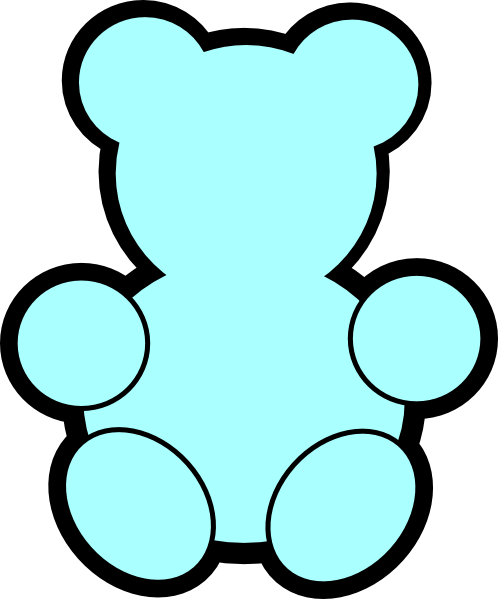 Download Teddy Bear Outline Printable - ClipArt Best