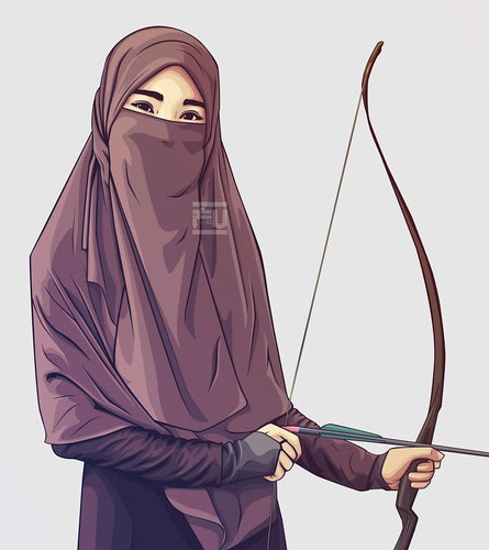 Gambar Kartun Muslimah Memanah KHAZANAH ISLAM Gambar Kartun Muslimah Memanah KHAZANAH ISLAM