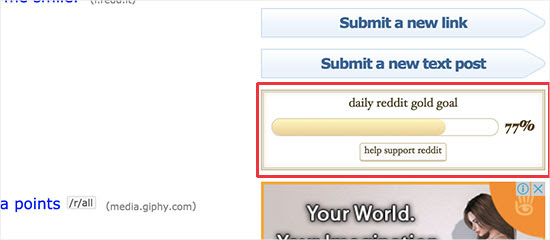 Reddit gold 
