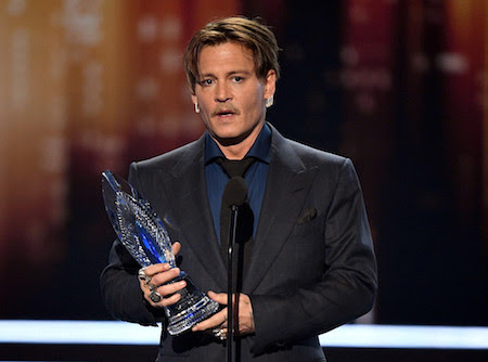 Johnny Depp vừa được vinh danh tại People's Choice Award