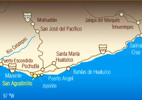 map of the area