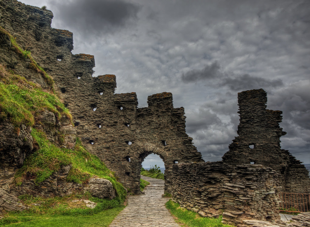 Tintagel Castle ruins