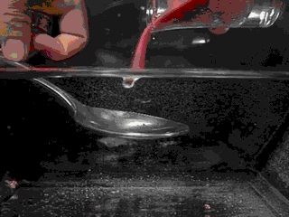 hydrophobic sand underwater 15 Awesome Chemistry GIFs