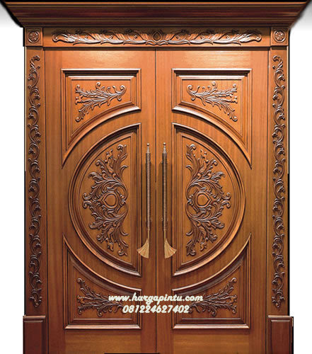 Pintu Kupu Tarung Ukir Mewah Kayu Jati HP 28 Harga Pintu Pintu Kupu Tarung Ukir Mewah Kayu Jati HP 28 Harga Pintu