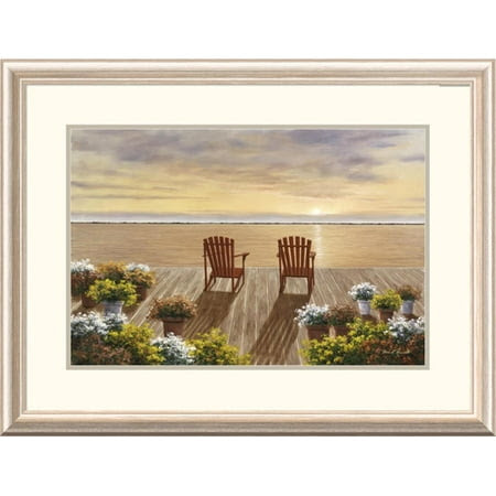 Deals Global Gallery 'Coastal Evening Deck View' by Diane Romanello
Framed Graphic Art Before Special Offer Ends