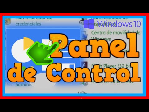 ♒ Como entrar al Panel de Control en windows 10