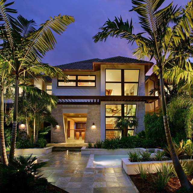 Captiva House  Tropical  Exterior  other metro  by K2 Design Group 