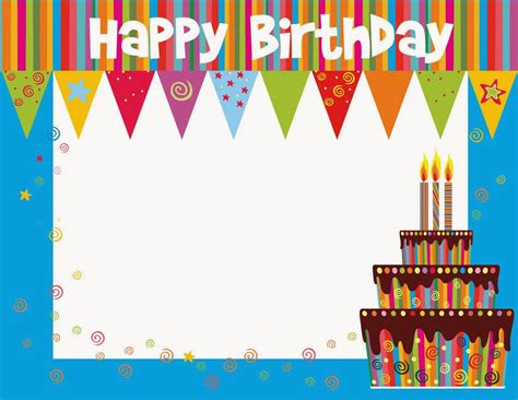 Add photos and custom message. free printable birthday cards ideas greeting card template