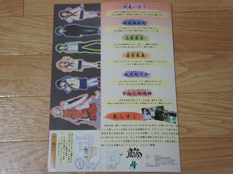 京都舞台のアニメ いなり こんこん 有頂天家族 聖地巡礼mapをget おまけ的オタク街 アキバやポンバシの情報発信基地