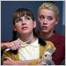 Laura-Leigh, left, and Amber Heard as asylum inmates in 