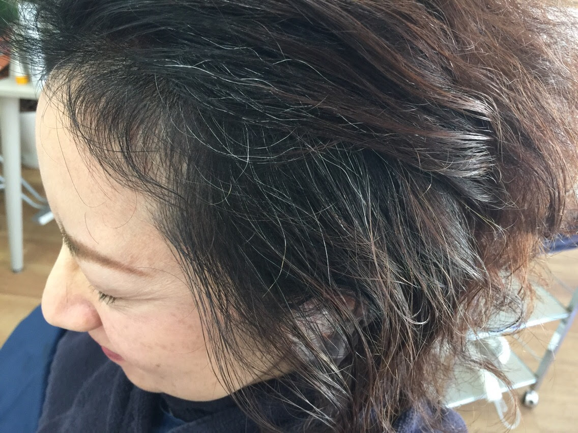 クセ毛 白髪 を生かしたショートヘア実例 クセ毛対応カット Oikemotoki オオイケモトキ くせ毛カット の得意な美容師