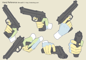 手のイラスト資料集 Hand Reference Hato King